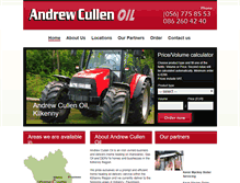 Tablet Screenshot of andrewcullenoil.com